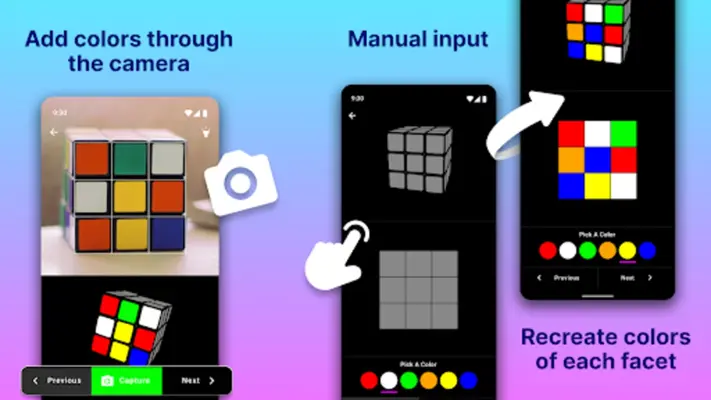 Rubik's Cube Solver android App screenshot 0