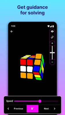 Rubik's Cube Solver android App screenshot 2